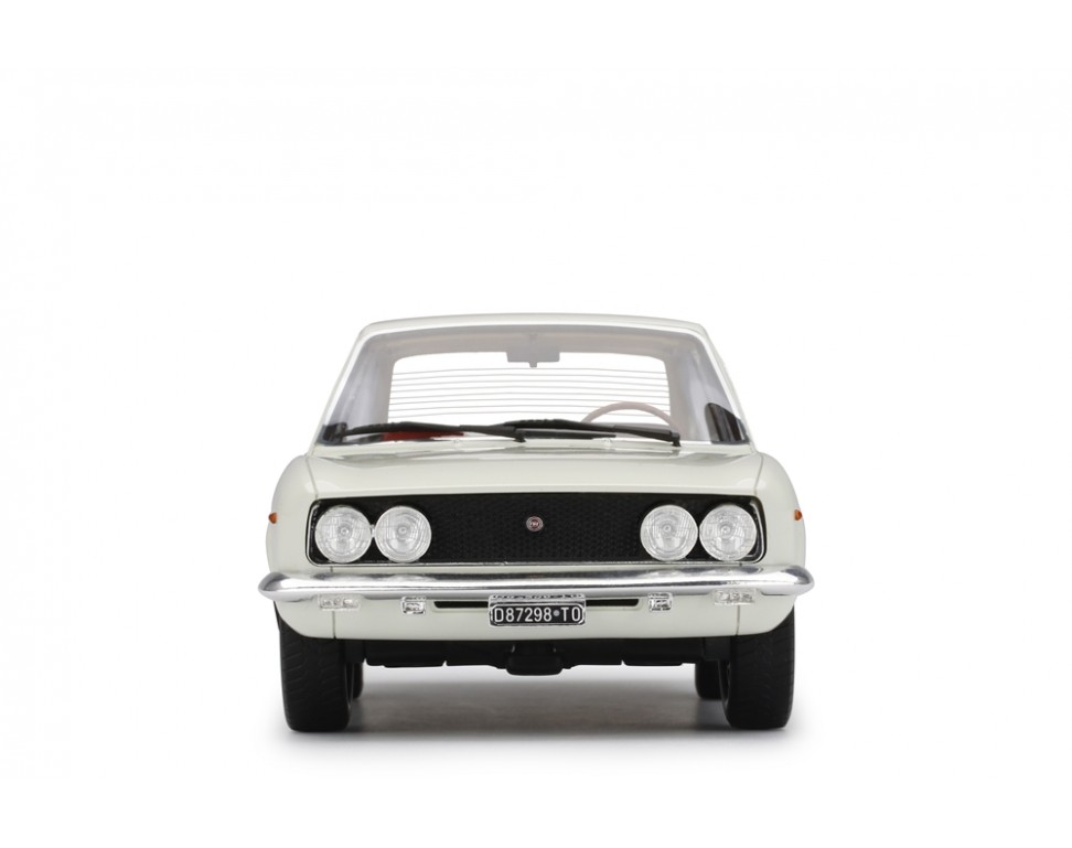 LAUDORACING-MODELS 1/18 – Fiat 124 Sport Coupé 1969 Blanche – Modèle Résine Prototype LM131C